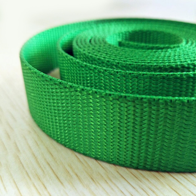 Green Polyester Woven Tape